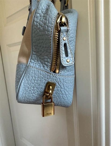 original PRADA Tasche, Leder, Blau 